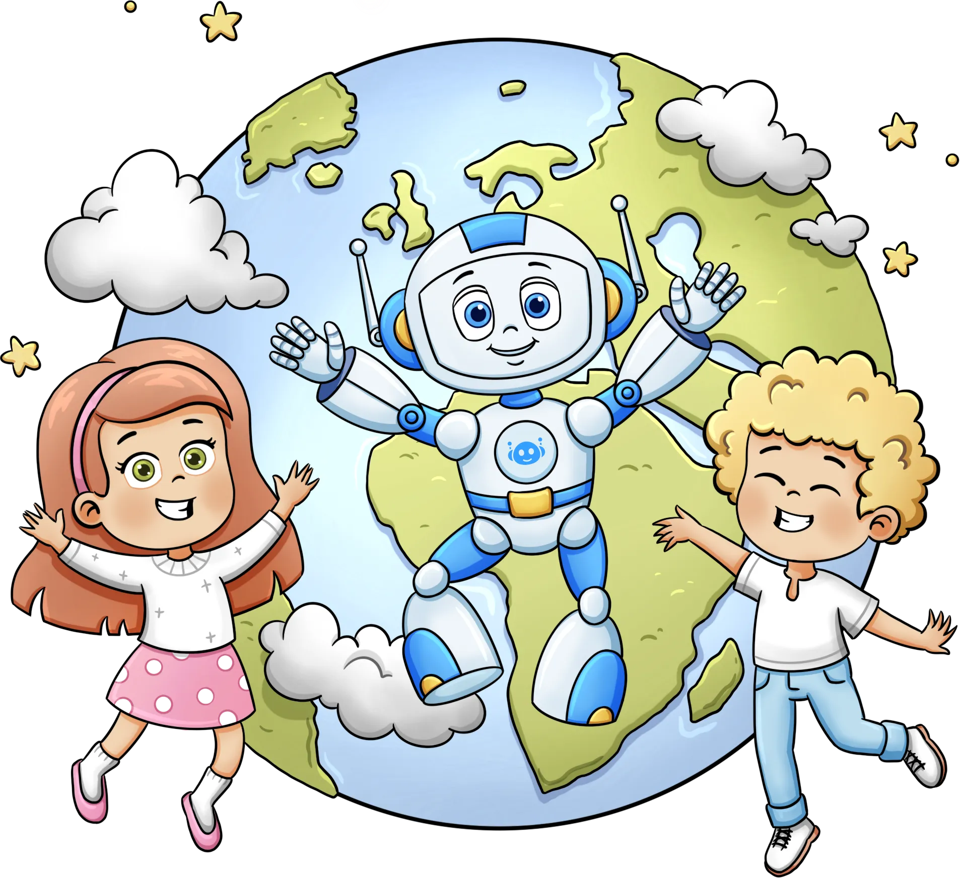 Персонажі Intellect Baby досліджують світ